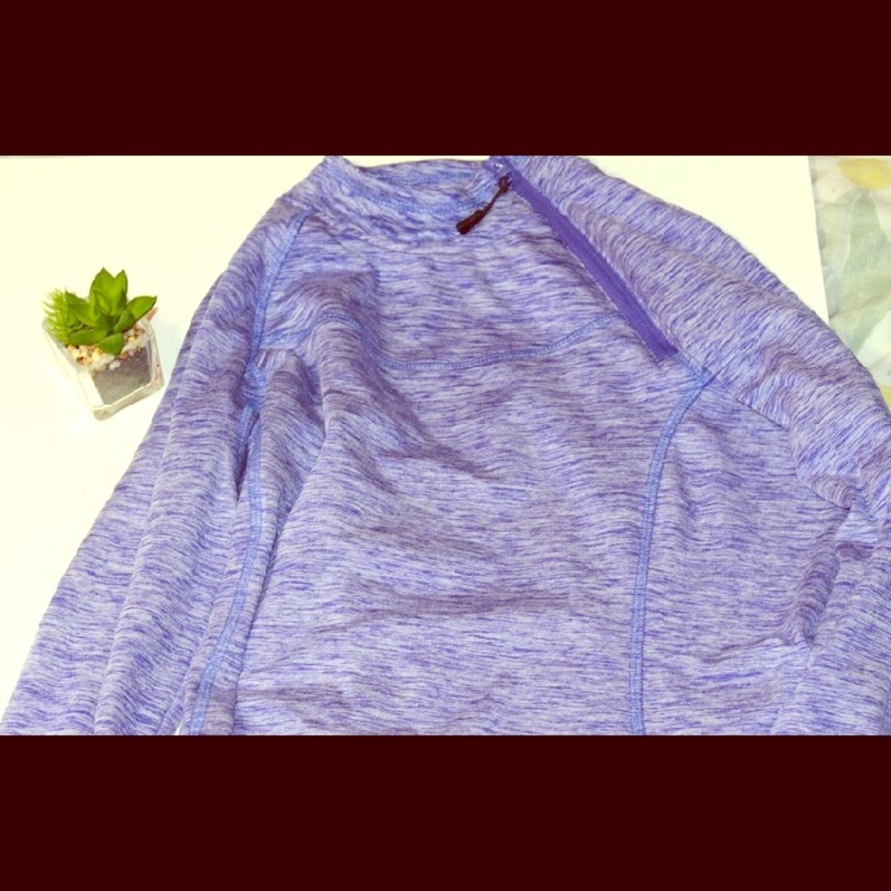 Lightly used purple zip jacket